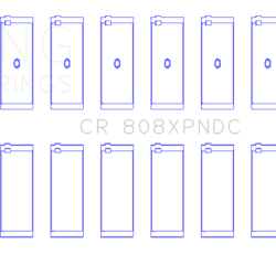 KING ENGINE BEARINGS CR808XPNDC