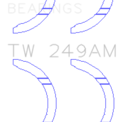 KING ENGINE BEARINGS TW249AM