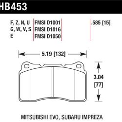 Hawk Performance HB453F.585