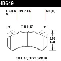 HAWK PERFORMANCE HB649U605