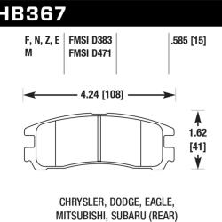 Hawk Performance HB367B.606