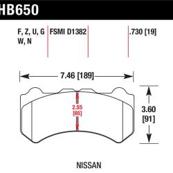 Hawk Performance HB650Z.730