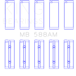 KING ENGINE BEARINGS MB588AM05