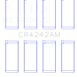 KING Rod Bearings King Engine Bearings CR4242AM