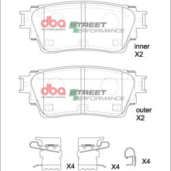 DBA SP Performance Brake Pads DBA DB15223SP