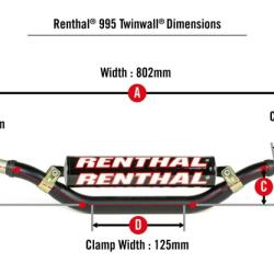 RENTHAL 99501BK02185