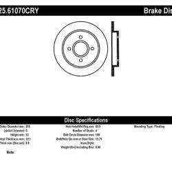 STOPTECH 12561070CRY