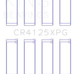 KING Rod Bearings King Engine Bearings CR4125XPG0.5