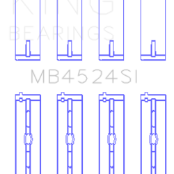 KING ENGINE BEARINGS MB4524SI025