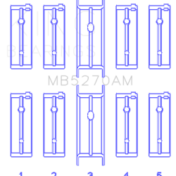 KING ENGINE BEARINGS MB5270AM