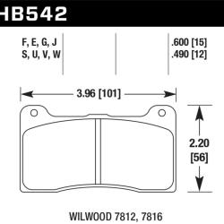 Hawk Performance HB542V.600