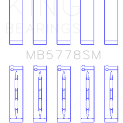 KING ENGINE BEARINGS MB5778SM05