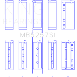 KING ENGINE BEARINGS MB5257SI026