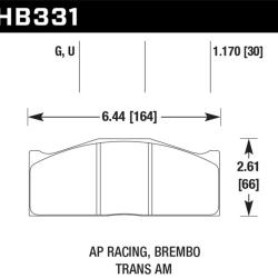 HAWK PERFORMANCE HB331Q117