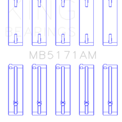KING ENGINE BEARINGS MB5171AM025