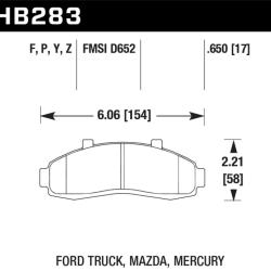 Hawk Performance HB283Z.650