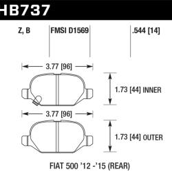 HAWK PERFORMANCE HB737B544