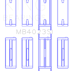 KING ENGINE BEARINGS MB4023SI
