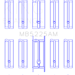 KING ENGINE BEARINGS MB5225AM