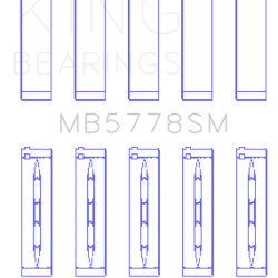 KING ENGINE BEARINGS MB5778SM
