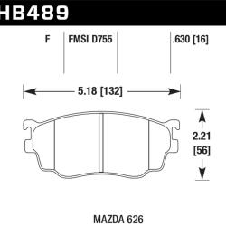 Hawk Performance HB489F.630