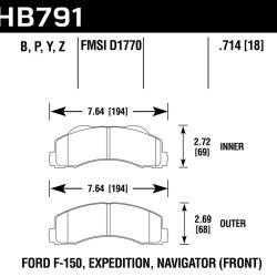 HAWK PERFORMANCE HB791Y714