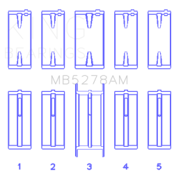 KING ENGINE BEARINGS MB5278AM075