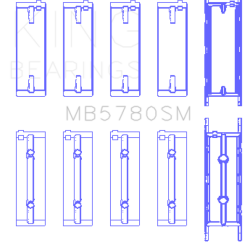 KING ENGINE BEARINGS MB5780SM05