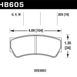 Hawk Performance HB605Q.625