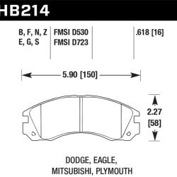 Hawk Performance HB214Z.618