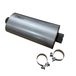 KSH Univ Polished Muffler Kooks Headers MUF-019-CI
