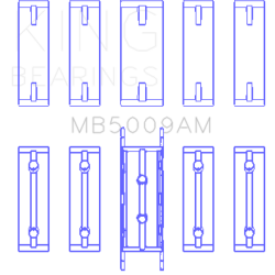 KING ENGINE BEARINGS MB5009AM025