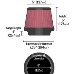 K&N ENGINEERING RU2960XD