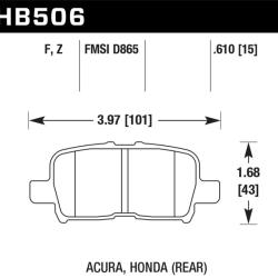 Hawk Performance HB506Z.610