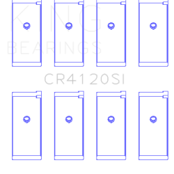 KING ENGINE BEARINGS CR4120SI05