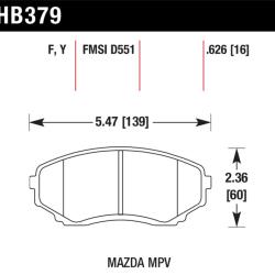 Hawk Performance HB379Y.626