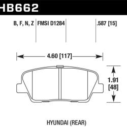 HAWK PERFORMANCE HB662B587