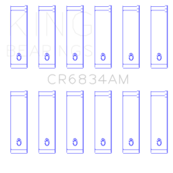 KING ENGINE BEARINGS CR6834AM025
