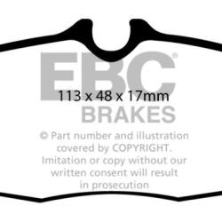 EBC Bluestuff Brake Pad Sets EBC DP51741NDX