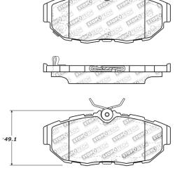 ST Sport Brake Pads Stoptech 309.14650