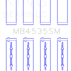 KING ENGINE BEARINGS MB4535SM05