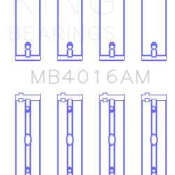 KING ENGINE BEARINGS MB4016AM