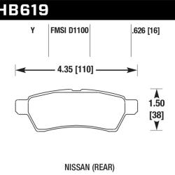 Hawk Performance HB619Y.626