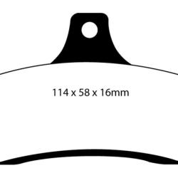 EBC Bluestuff Brake Pad Sets EBC DP51711NDX