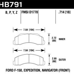 HAWK PERFORMANCE HB791Y714