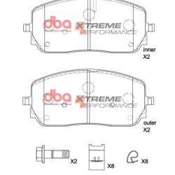 DBA XP Performance Brake Pads DBA DB15268XP