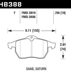 Hawk Performance HB388F.756