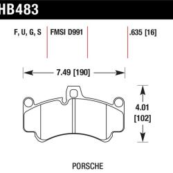 HAWK PERFORMANCE HB483U635