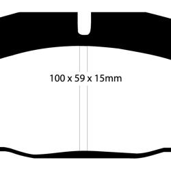 EBC Yellowstuff Brake Pad Sets EBC DP4325R
