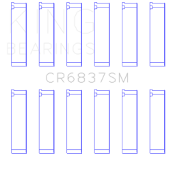 KING ENGINE BEARINGS CR6837SM